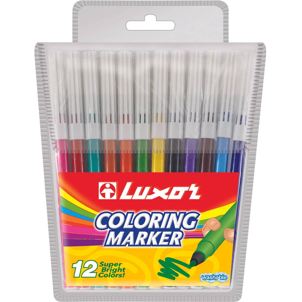 Luxor Sketch Pens (12 Shades) - Set of 10 Packs
